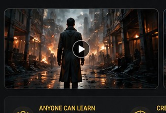 AI cinematic story world
